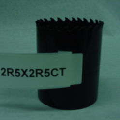 2 1/2" X 2 1/2" Carbide tip hole saw